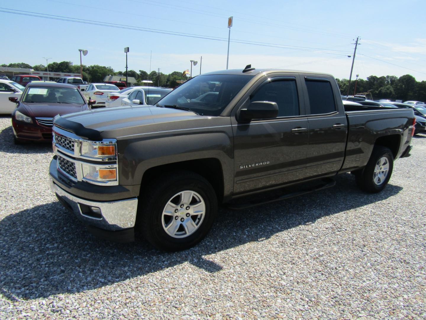 2015 Brown /Tan Chevrolet Silverado 1500 LT Double Cab 2WD (1GCRCRECXFZ) with an 5.3L V8 OHV 16V engine, Automatic transmission, located at 15016 S Hwy 231, Midland City, AL, 36350, (334) 983-3001, 31.306210, -85.495277 - Photo#2